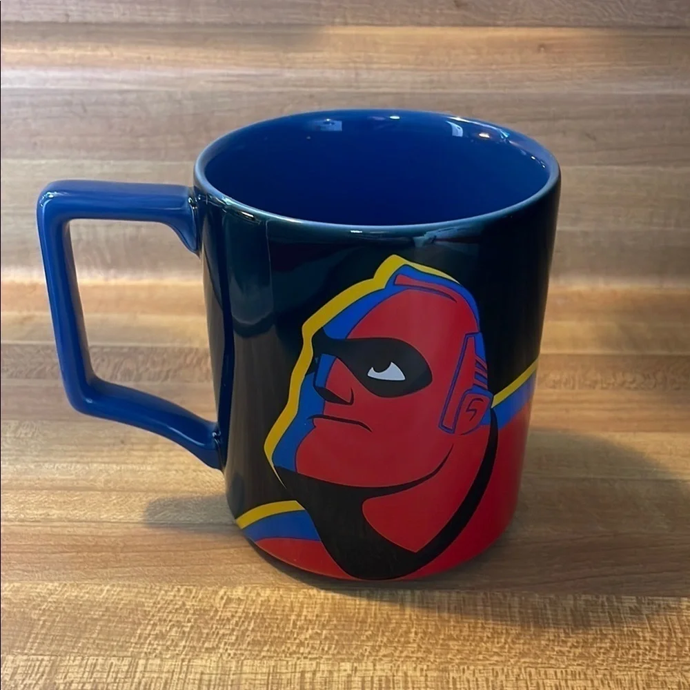 Disney Incredibles Blue and Red Ceramic Coffee Mug